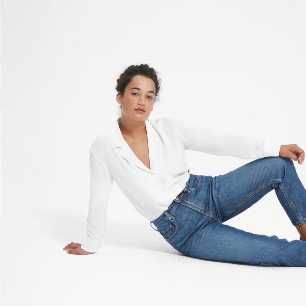 Everlane White Button Down Shirt